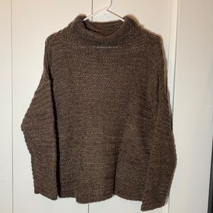 aerie Brown turtleneck sweater